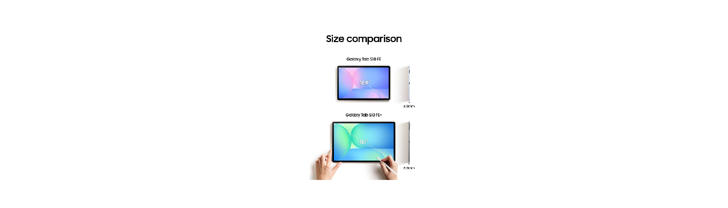 Galaxy Tab S10 FE Series - Smooth Display